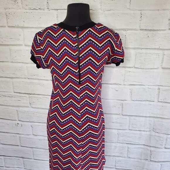 Zara tight knit stretchy short-sleeve dress medium - Picture 3 of 11